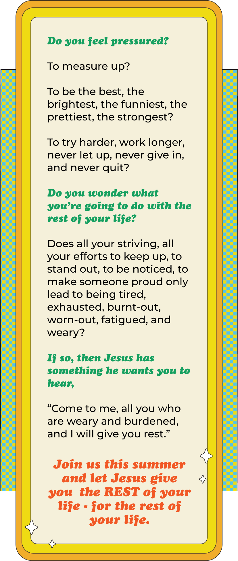 Text and Background Combined
